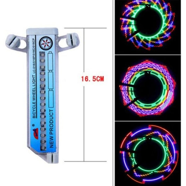 Lights & Reflectors Led Bicycle Tyre Lights Motorcycle Bike Flash Spoke Lamp Outdoor Cycling White