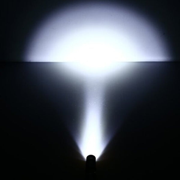 Led Cree Pen Flashlight Torch Battery Powered High Light Black Flashlights