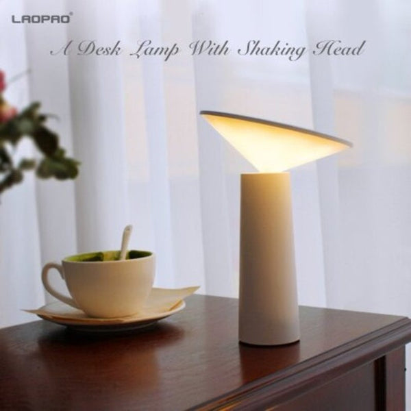 Led Desk Lamp With Shaking Head Style Light Eye Protect White Lamps