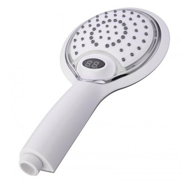 Led Display Temperature Control Shower Head Silver Shower Heads & Combos