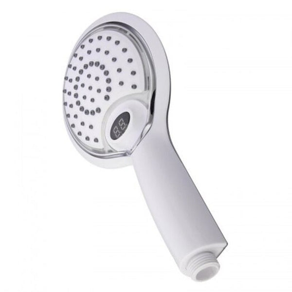 Led Display Temperature Control Shower Head Silver Shower Heads & Combos