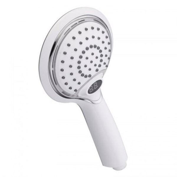 Led Display Temperature Control Shower Head Silver Shower Heads & Combos