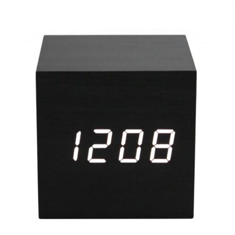 Led Display Alarm Clock Black Alarm Clocks & Clock Radios