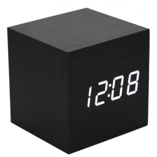 Led Display Alarm Clock Black Alarm Clocks & Clock Radios