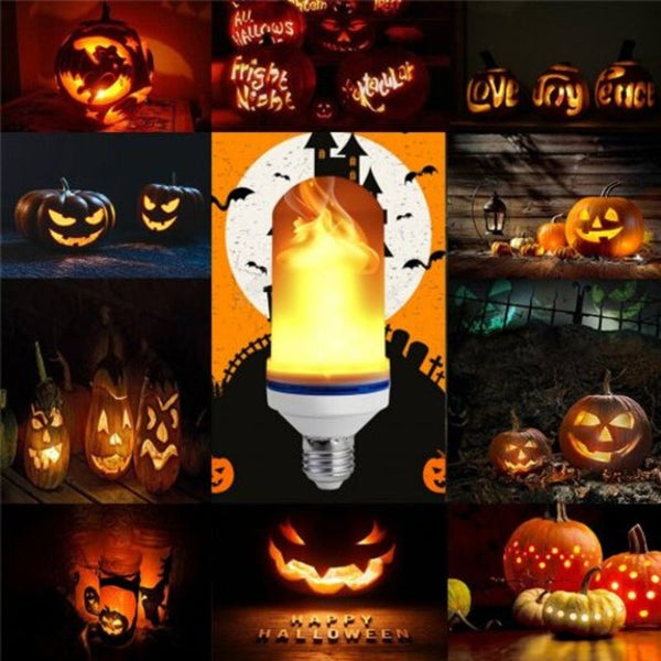 Led Flame Effect Fire Light Bulb Flickering Emulation 3 Modes Lamp Light Bulbs