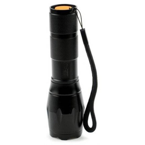 Led Flashlight Aluminum Waterproof Scalable Lighting Black