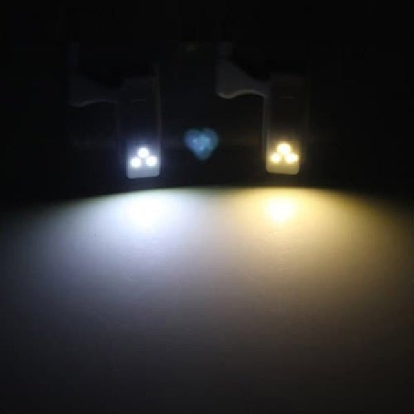 Led Hinge Lamp Intelligent Induction Light 10Pcs Gray Warm White