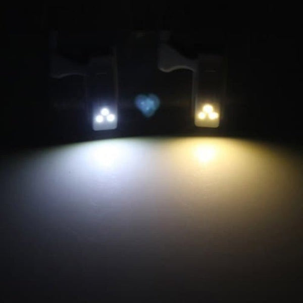 Led Hinge Lamp Intelligent Induction Light 10Pcs Gray Warm White Night Lights