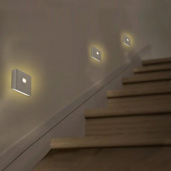 Led Induction Night Light Wireless Usb Charging Human Body Wall Night Lights