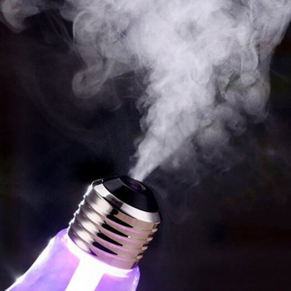 Led Lamp Air Ultrasonic Humidifier For Essential Oil Diffuser Atomizer Silver Home Fragrances