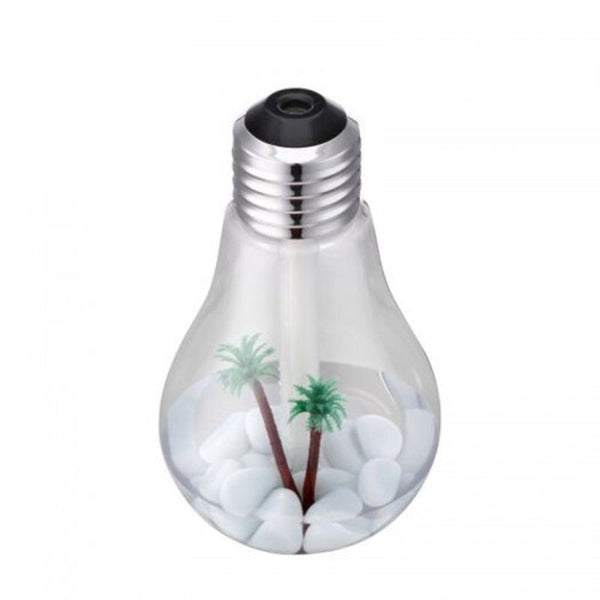 Led Lamp Air Ultrasonic Humidifier For Essential Oil Diffuser Atomizer Silver Home Fragrances
