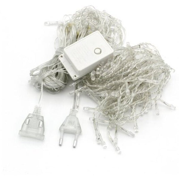 Led Light Strings Ice Strip Curtain 3.5M 96Led Multi B Warm White Effect 220V String Lights