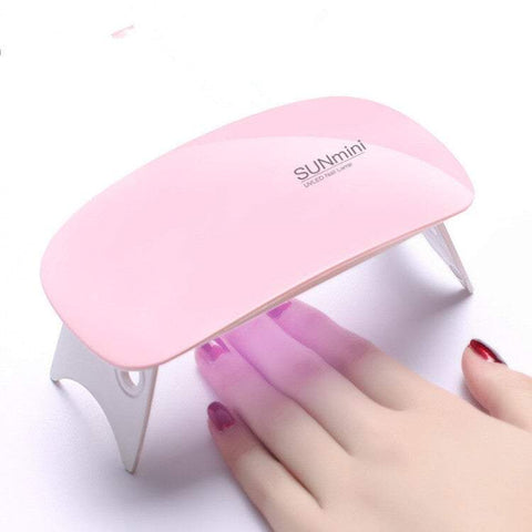 Nail Dryers Led Mini Gel Light 6 W Portable Usb Rechargeable 60S Timer Quick