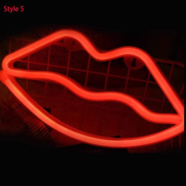 Strip Lights Led Neon Usb Battery Powered Party Decoration Lamp Lamps
