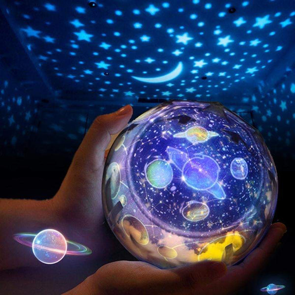 Indoor Lighting Led Projection Relaxing Starry Night Table Lamp For Kids Bedroom Night Lights