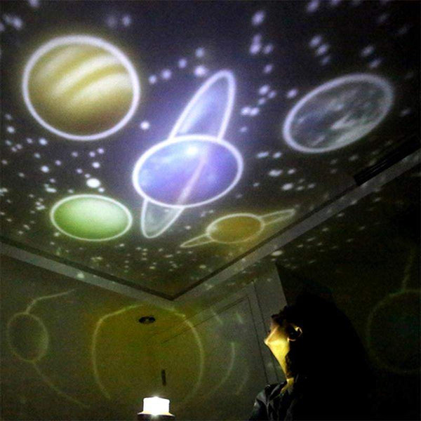 Indoor Lighting Led Projection Relaxing Starry Night Table Lamp For Kids Bedroom Night Lights