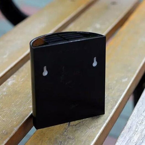 Led Solar Semicircular Waterproof Wall Light Black Wall & Ceiling Lights