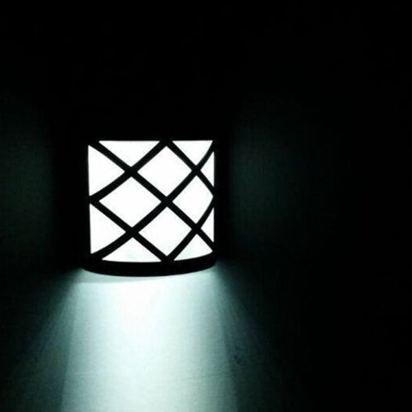 Led Solar Semicircular Waterproof Wall Light Black Wall & Ceiling Lights