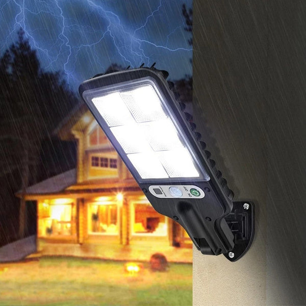 Led Solar Wall Light Motion Sensor Security Yard Street Outdoor Lamp