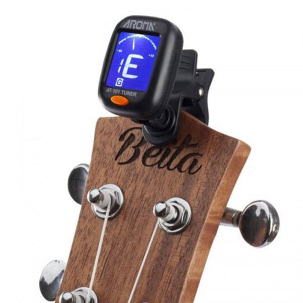 Led Tuner Clip On Chromatic Electronic Guitar Ukulele Violin Digital Bass Black Guitar Accessories