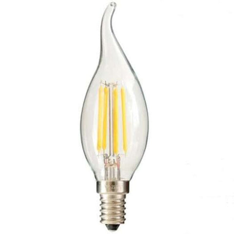 Led Tungsten Small Screw Candle Filament Light Bulb White 2W
