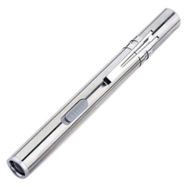 Led Usb Charging Flashlight For Outdoor Use Silver Flashlights