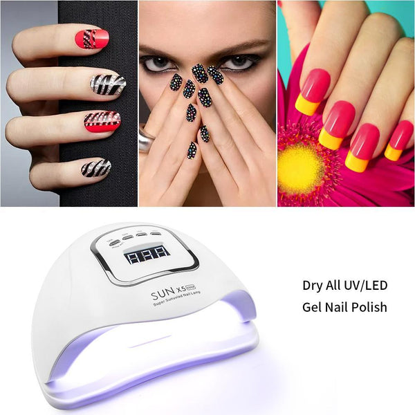 120W Led Uv Nail Gel Curing Lamp Polish Dryer Nail Dryers & Lamps