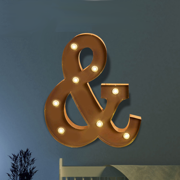 Led Metal Letter Lights Free Standing Plaques & Signs