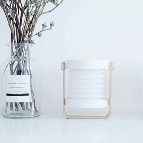 Led Table Lamp Hangable Flashlight Lantern Usb Rechargeable Dimmable Desk For Bedroom Night Reading Light White 1Pc Lanterns