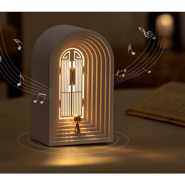 Led Nordic Table Lamp Night Light Bluetooth Smart Speakers