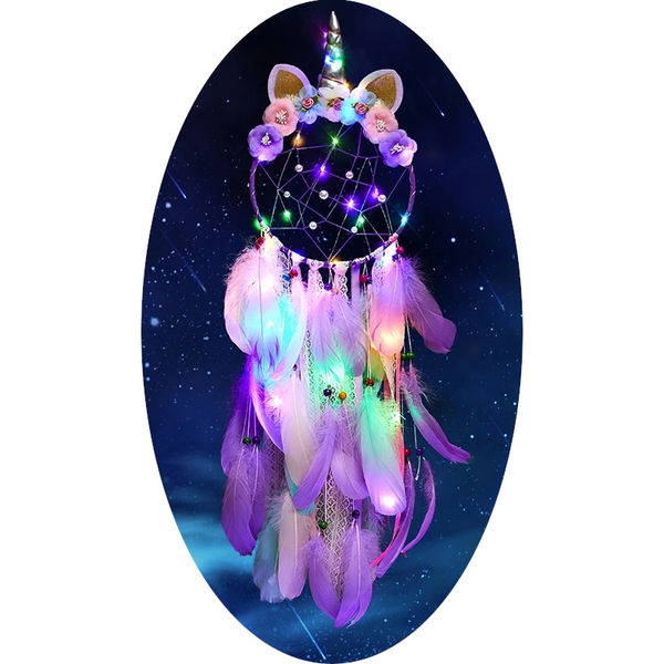 Led Dream Catcher Boho Room Decoration Dreamcatcher Wall Hangings