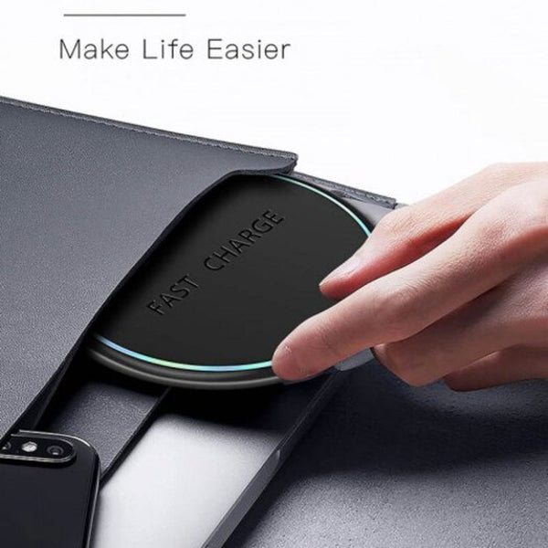 10W Wireless Charger Fast Black Universal