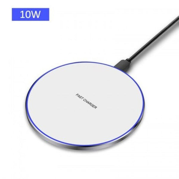 15W Wireless Charger Fast For Phone 10W White Universal Chargers & Cradles