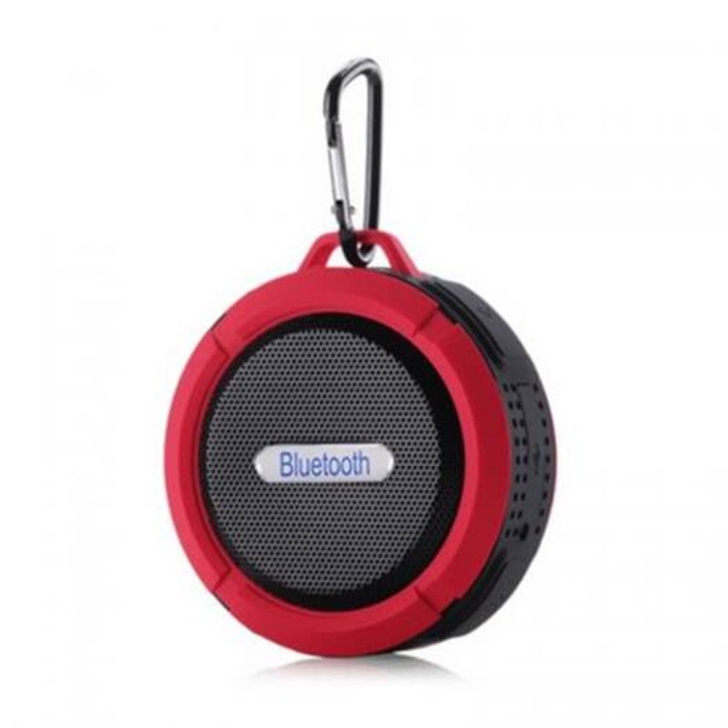 Outdoor Waterproof Mini Bluetooth Wireless Loudspeaker Red Audio Docks & Mini Speakers
