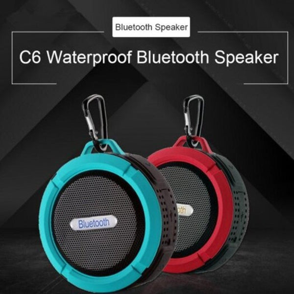 Outdoor Waterproof Mini Bluetooth Wireless Loudspeaker Red Audio Docks & Mini Speakers