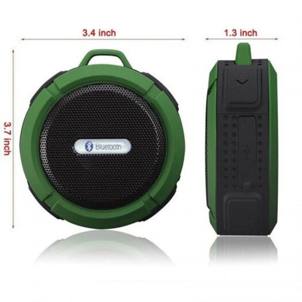 Outdoor Waterproof Mini Bluetooth Wireless Loudspeaker Red Audio Docks & Mini Speakers