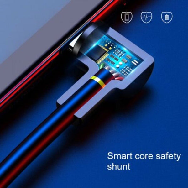 Cables & Adapters Pvc Elbow8pin Usb Fast Charging Cable For Iphone Black 2M