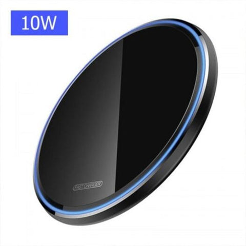 Qi Wireless Charger Pad 15W Quick 3.0 Usb Pd Mobile Phone For Xiaomi 10W Black Universal