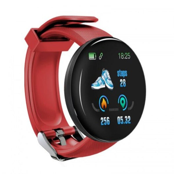 Smart Band Bluetooth Sport Fitness Tracker Waterproof Inteligent Bracelet Smartwatch Red Smart Watches