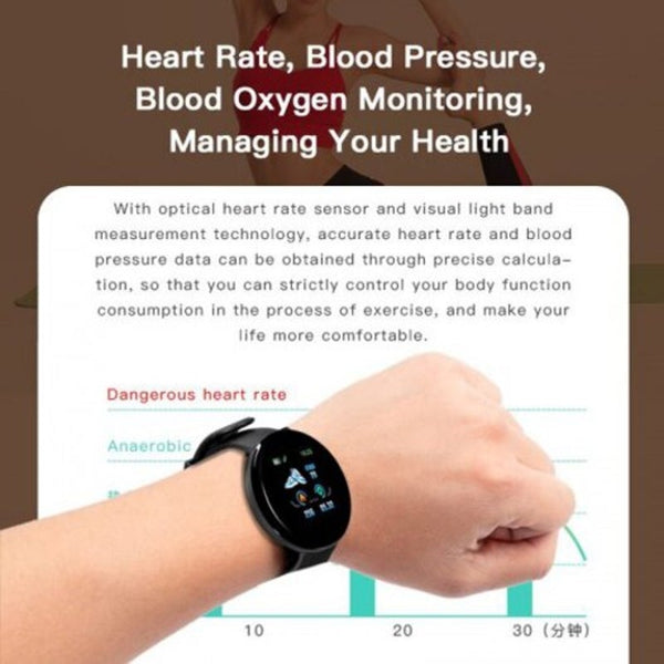 Smart Band Bluetooth Sport Fitness Tracker Waterproof Inteligent Bracelet Smartwatch Red Smart Watches