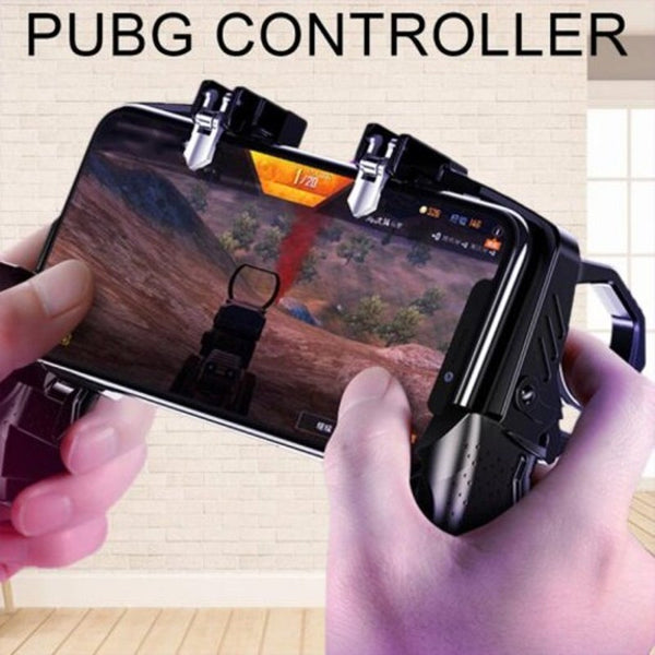 Smartphone Gamepad Controller Mobile Phone Shooter Trigger Fire Button Black