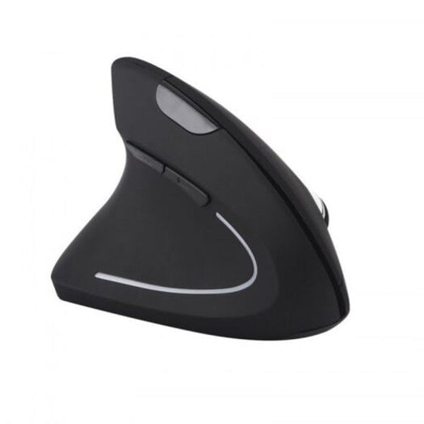 Left Handed Wireless 2.4G Usb Ergonomic Vertical Mouse Black Mice Trackballs & Touchpads