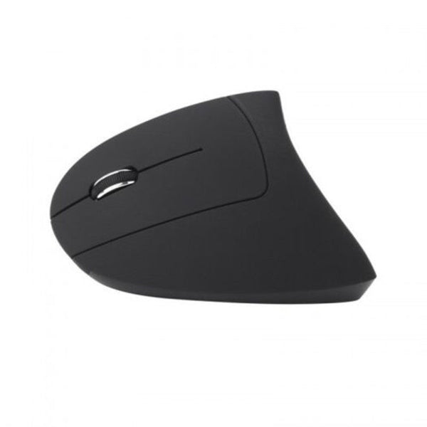 Left Handed Wireless 2.4G Usb Ergonomic Vertical Mouse Black Mice Trackballs & Touchpads
