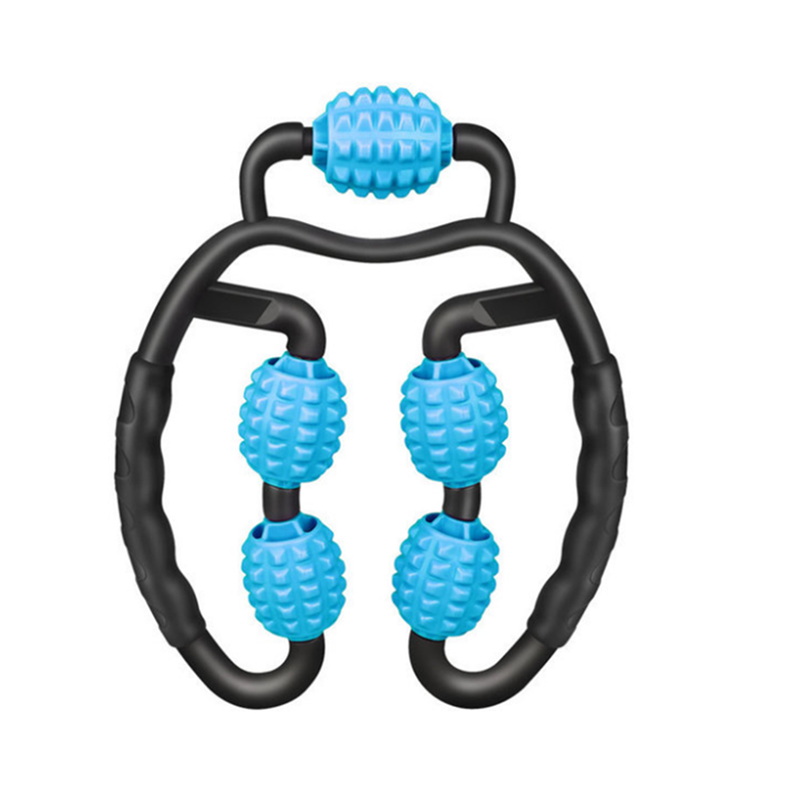 Massage Roller For Muscle Fitness Relieve Pain Neck Arm Leg With Handle Massagers