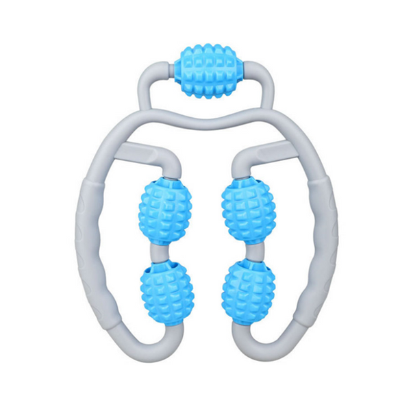 Massage Roller For Muscle Fitness Relieve Pain Neck Arm Leg With Handle Massagers