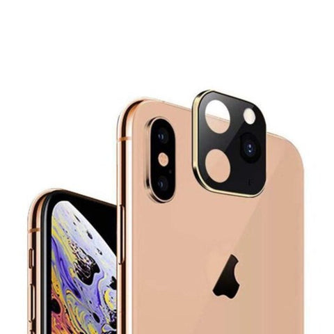 Lens Protective Ring For Iphone Xs / Max Change Appearance To 11Pro Champagne Gold