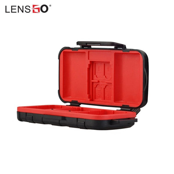 Lensgo D850 Waterproof Memory Card Case Battery Storage Box 01 Memory Card Cases