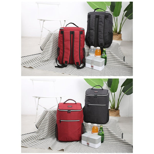 20L Thermal Food Picnic Cooler Lunch Box Portable Multifunction Bag
