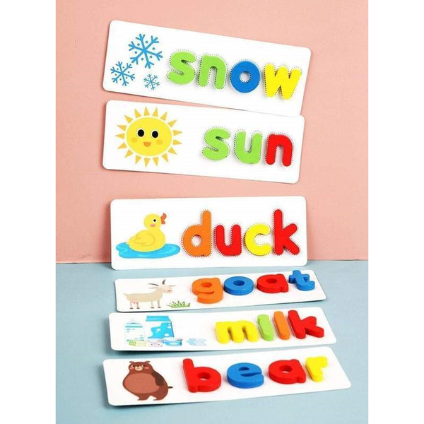 Letter Recognition Spelling Game Educational Toys