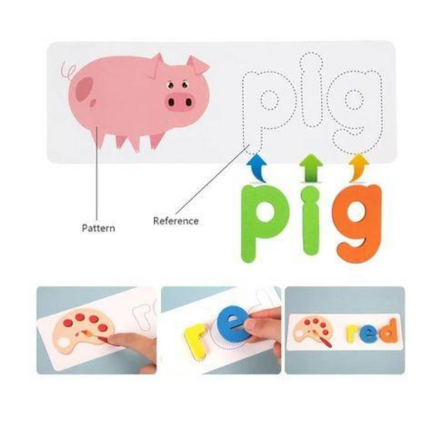 Letter Recognition Spelling Game Educational Toys